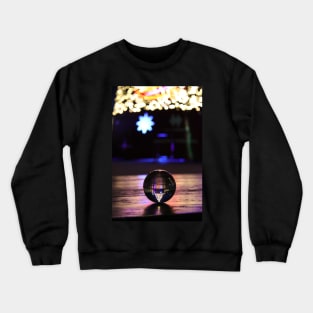 Christmas tree in a crystal ball Crewneck Sweatshirt